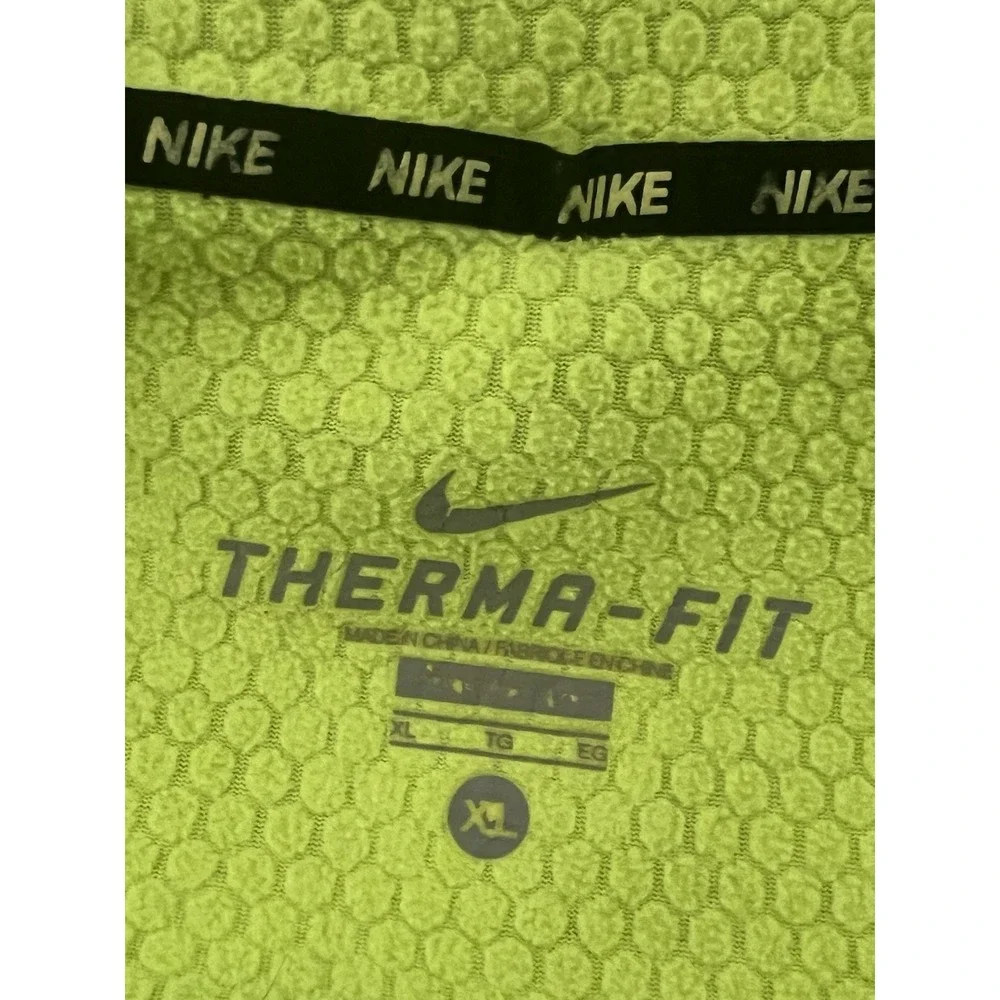 Nike Men's ThermaFit Sphere Scuba Max Full Zip Jacket Mens XL 644314 Black/Green - Picture 8 of 12